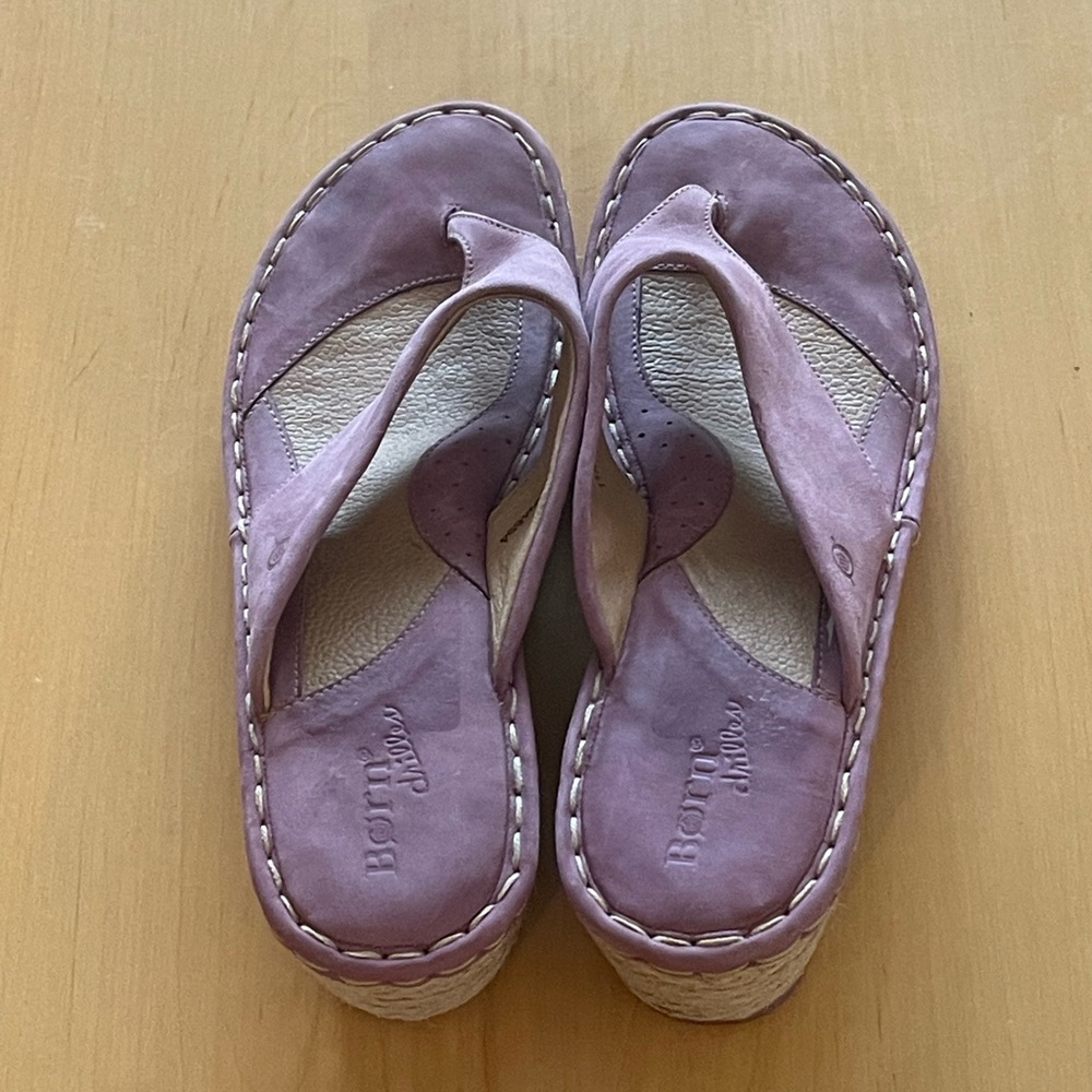 BORN - Lavender Women's Sandals - Picture 3 of 4